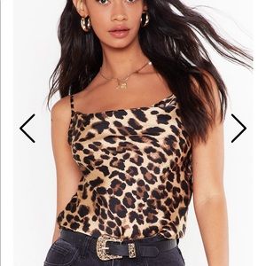 Nasty Gal Leopard Top